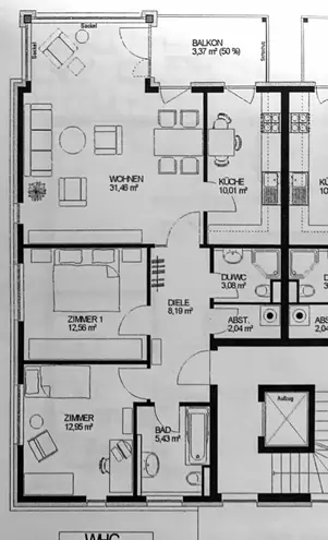 3 Zimmer Wohnung mit 89 m² in Braunschweig – Bild 6