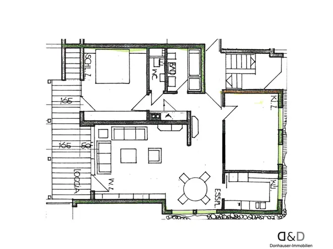 3 Zimmer Wohnung mit 90 m² in Stuttgart – Bild 2