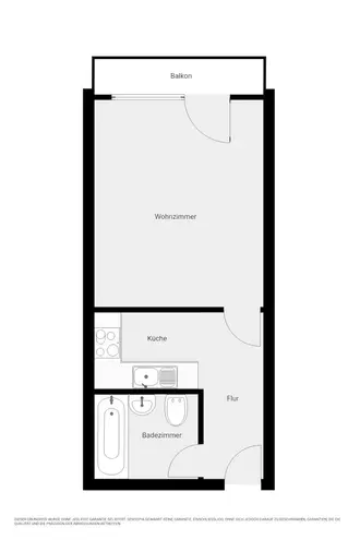 1 Zimmer Wohnung mit 26 m² in Dresden – Bild 11