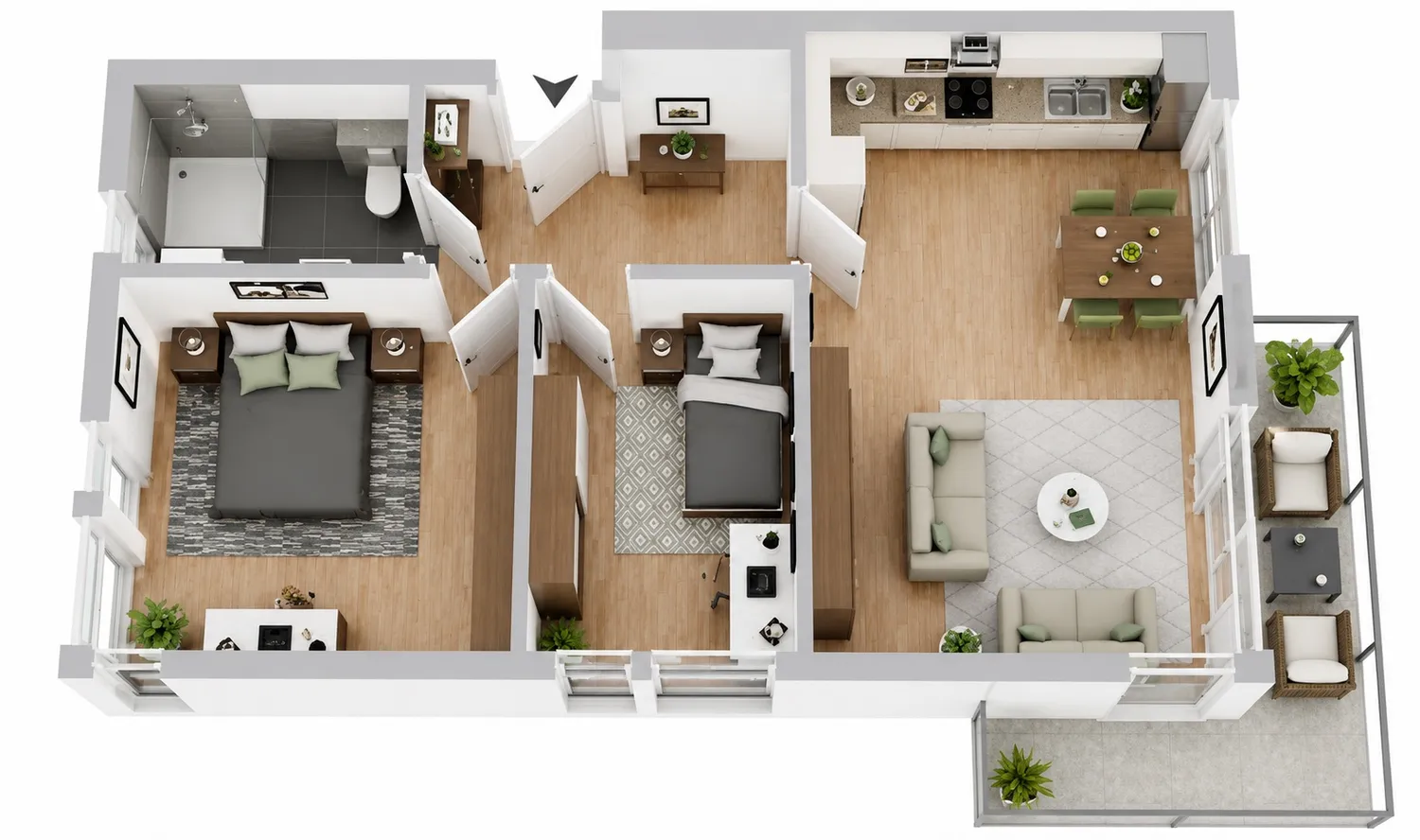 3 Zimmer Wohnung mit 71 m² in Oranienburg – Bild 7