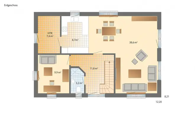 6 Zimmer Haus mit 150 m² in Neuss – Bild 3