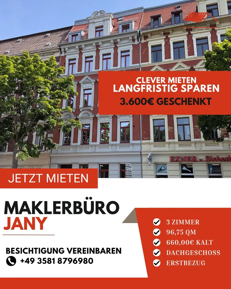 3 Zimmer Wohnung mit 97 m² in Görlitz – Bild 1