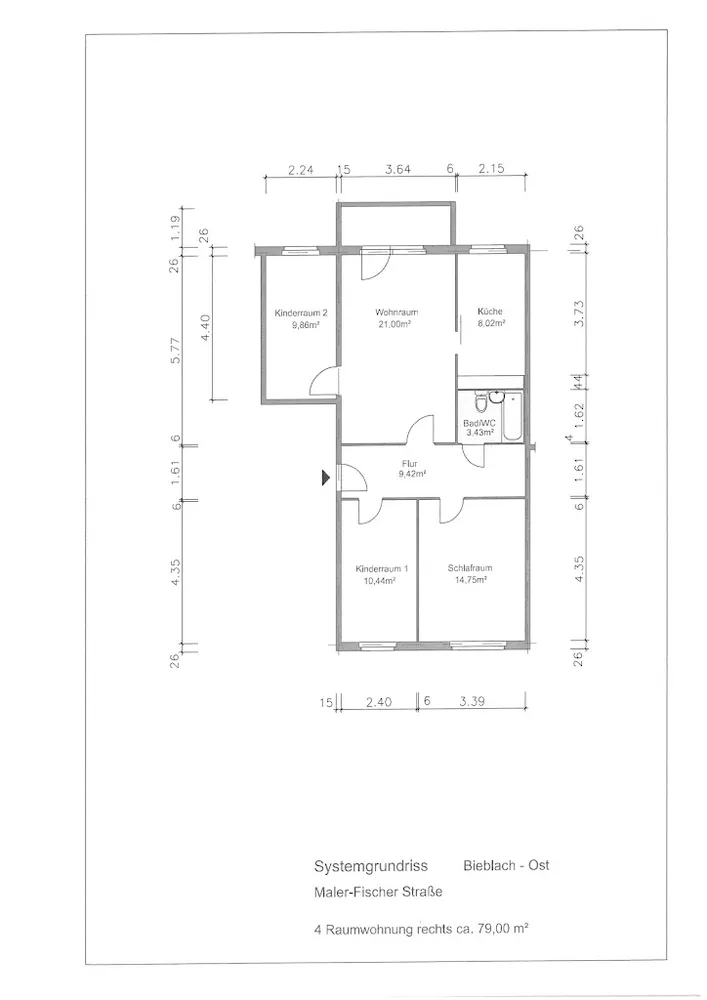 1 Zimmer Wohnung mit 29 m² in Gera – Bild 6