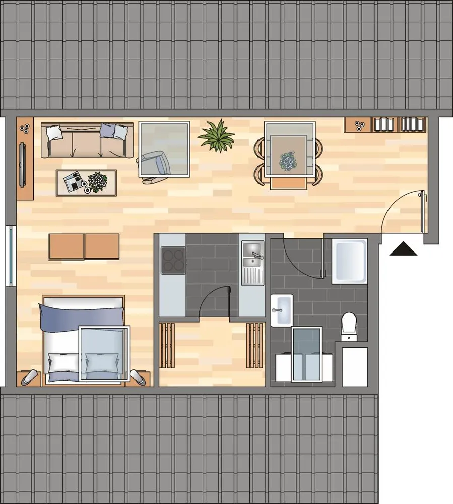 1 Zimmer Wohnung mit 38 m² in Celle – Bild 2