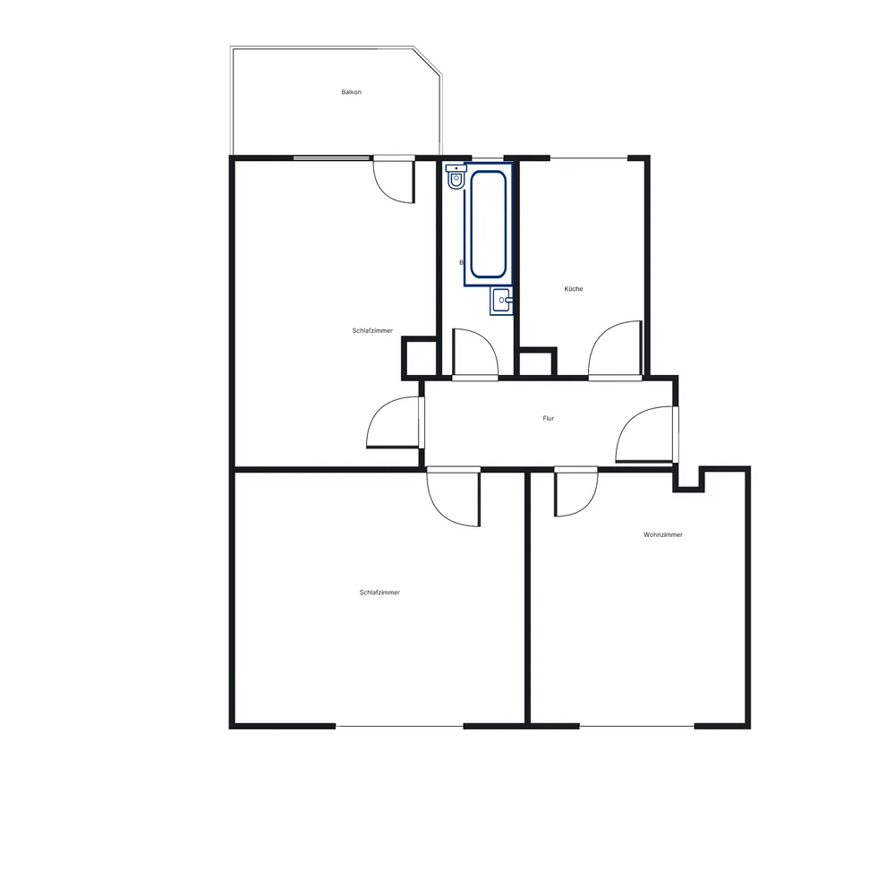 3 Zimmer Wohnung mit 61 m² in Braunschweig – Bild 7