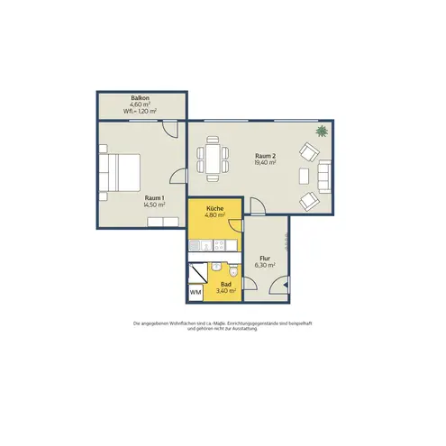 2 Zimmer Wohnung mit 49 m² in Leipzig – Bild 8