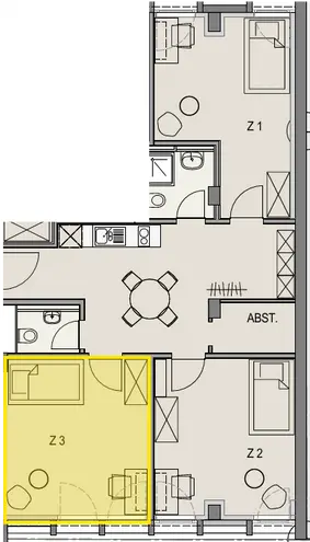 1 Zimmer Wohnung mit 25 m² in Freiburg im Breisgau – Bild 5