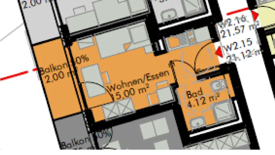 Studio mit 21 m² in Regensburg – Bild 7