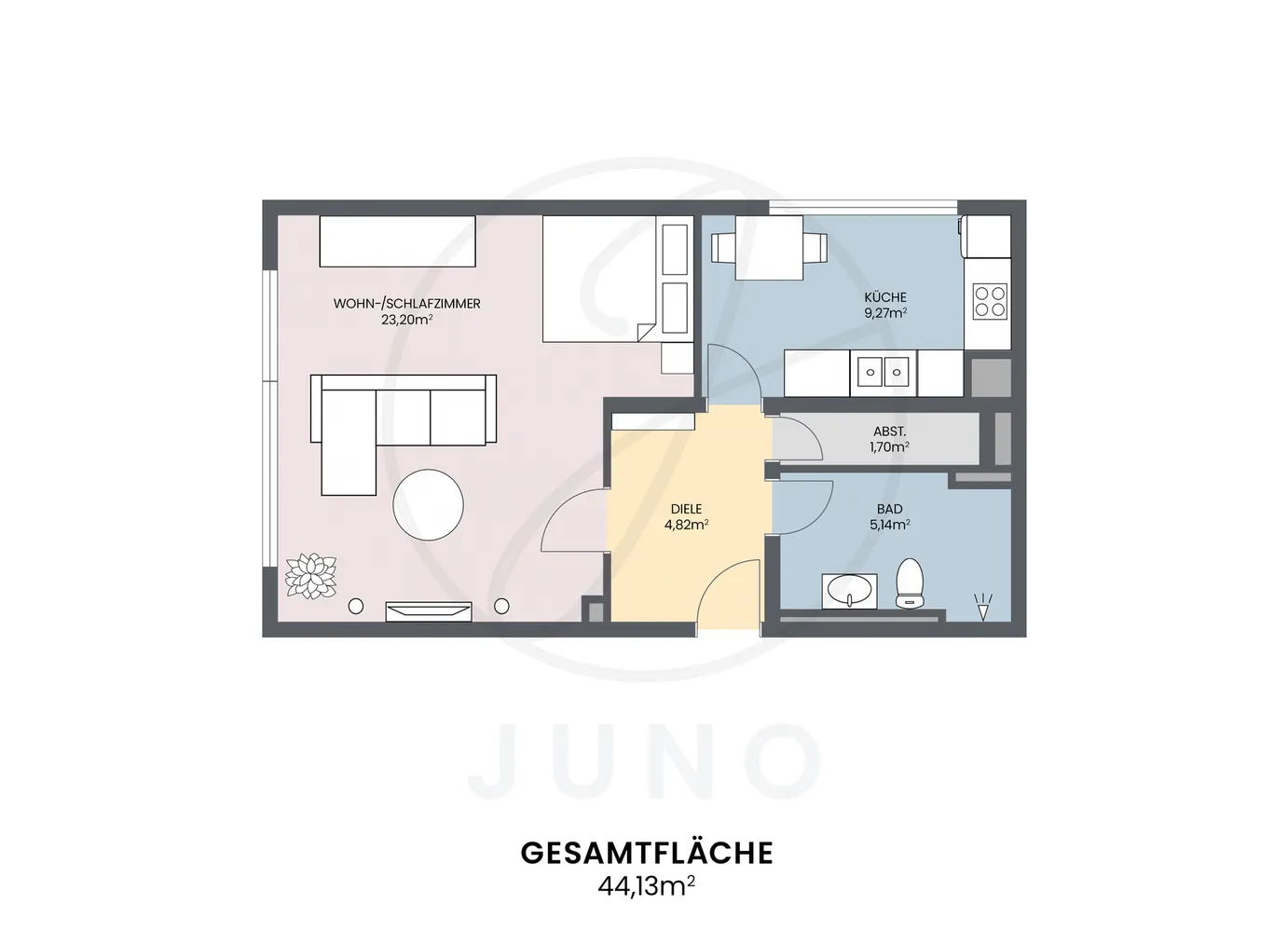 2 Zimmer Wohnung mit 45 m² in Bottrop – Bild 9