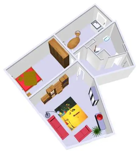 2 Zimmer Wohnung mit 59 m² in Kiel – Bild 2