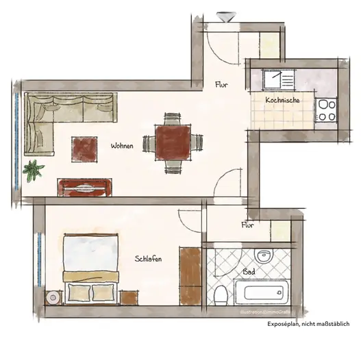 2 Zimmer Wohnung mit 41 m² in Hannover – Bild 11