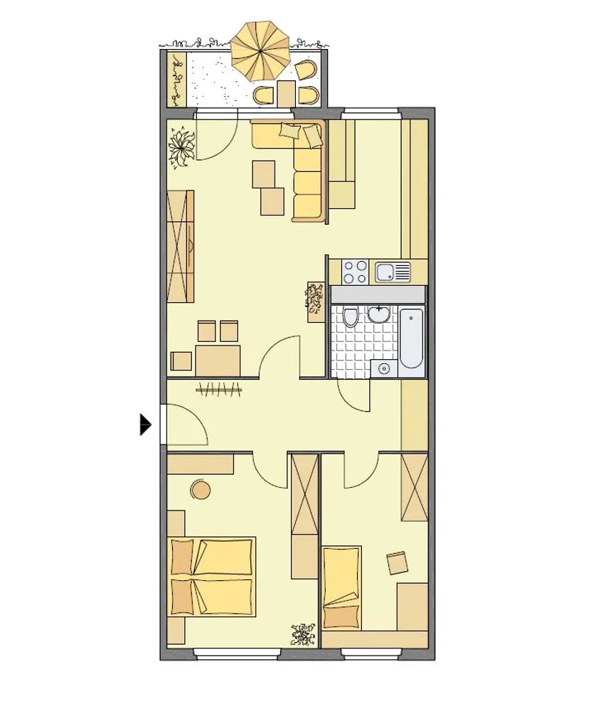 1 Zimmer Wohnung mit 32 m² in Gera – Bild 8