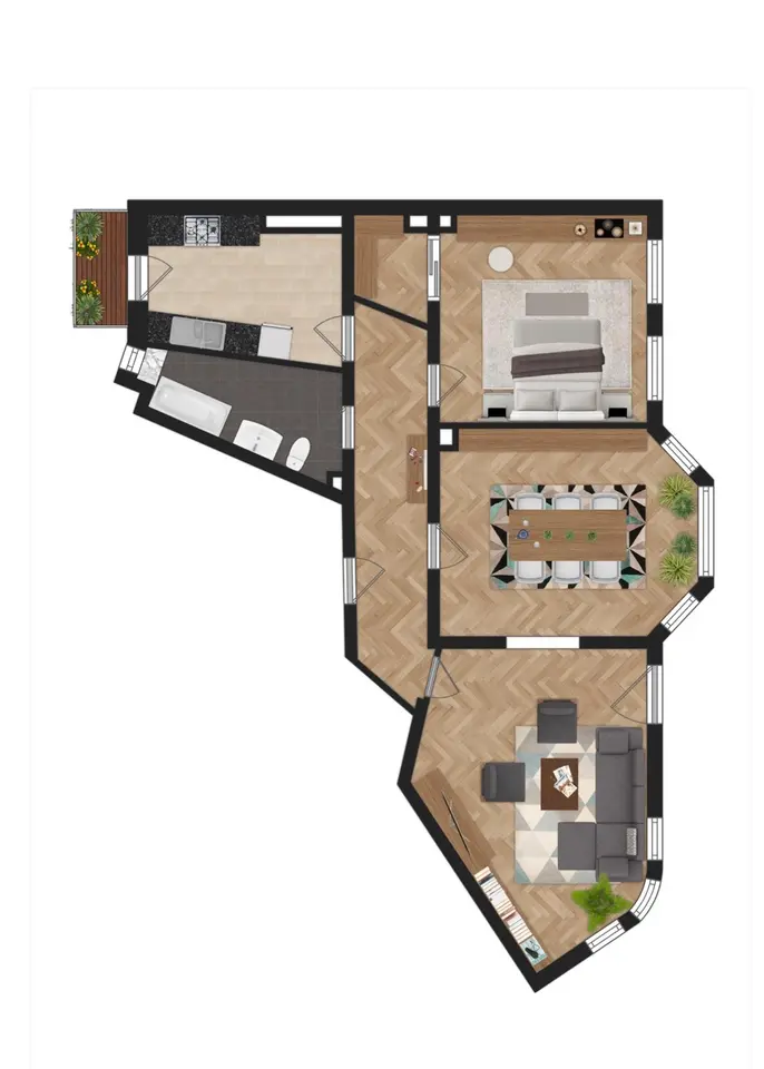 3 Zimmer Wohnung mit 87 m² in Kiel – Bild 5
