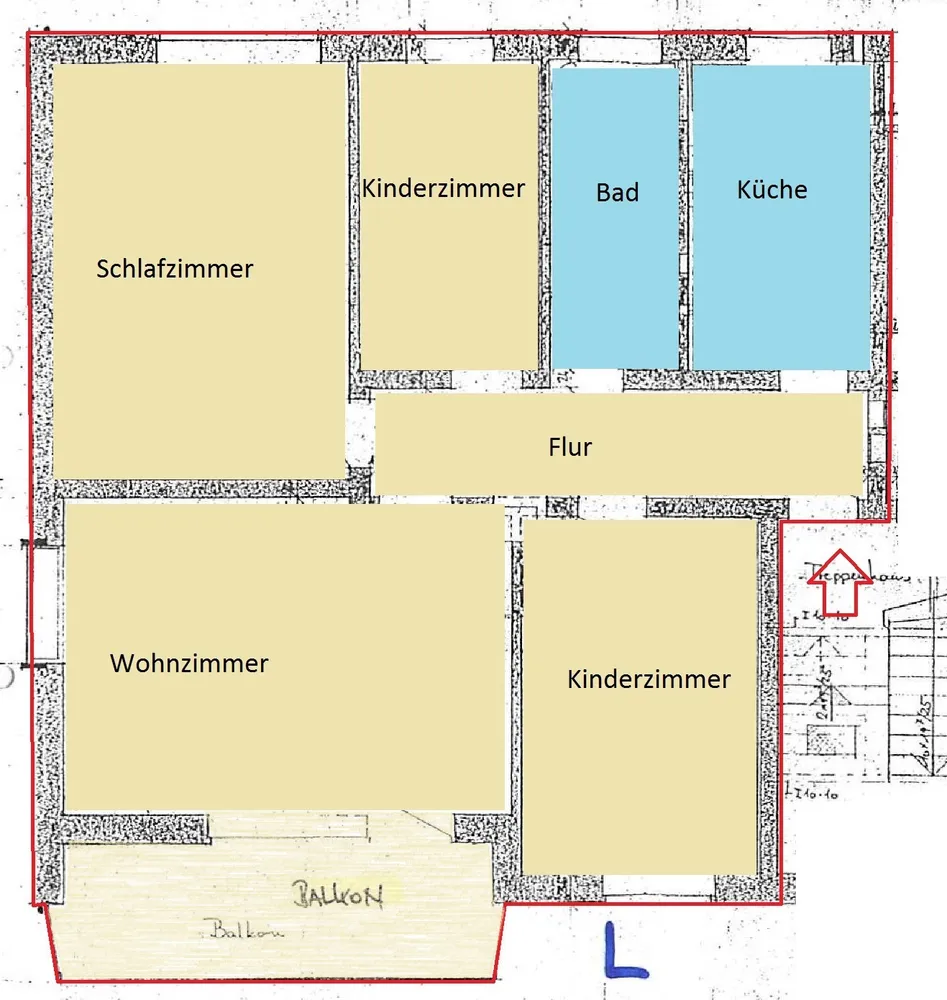 4 Zimmer Wohnung mit 88 m² in Hildesheim – Bild 3