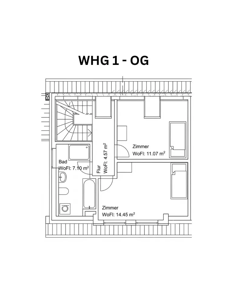 4 Zimmer Wohnung mit 85 m² in Lüneburg – Bild 3