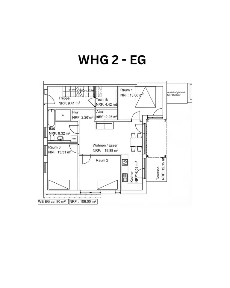 4 Zimmer Wohnung mit 85 m² in Lüneburg – Bild 4