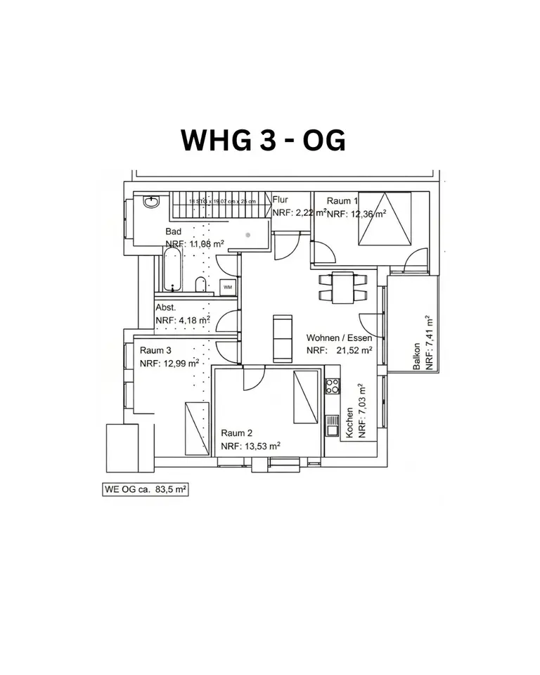 4 Zimmer Wohnung mit 85 m² in Lüneburg – Bild 5