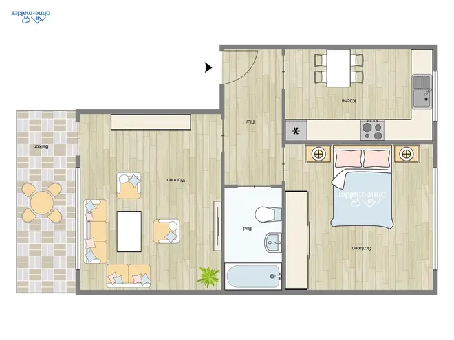 2 Zimmer Wohnung mit 54 m² in Mönchengladbach – Bild 11