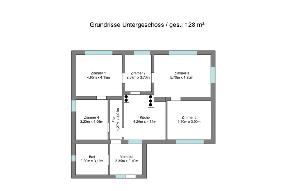 5 Zimmer Wohnung mit 128 m² in Frankfurt (Oder) – Bild 4