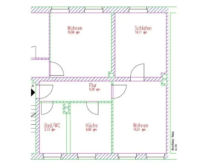 2 Zimmer Wohnung mit 51 m² in Gera – Bild 8