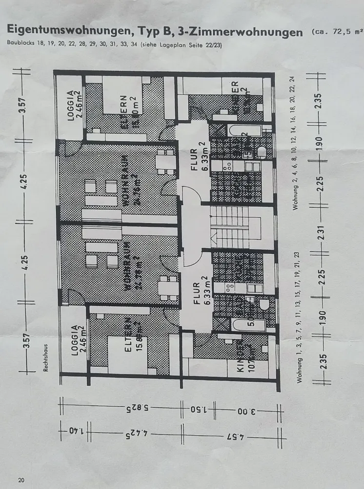 3 Zimmer Wohnung mit 72 m² in Braunschweig – Bild 1