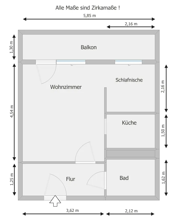 Studio mit 34 m² in Gera – Bild 5