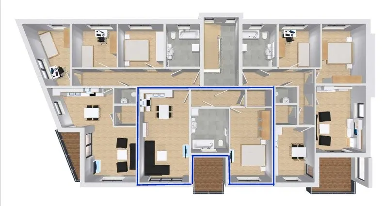 2 Zimmer Wohnung mit 68 m² in Stralsund – Bild 7