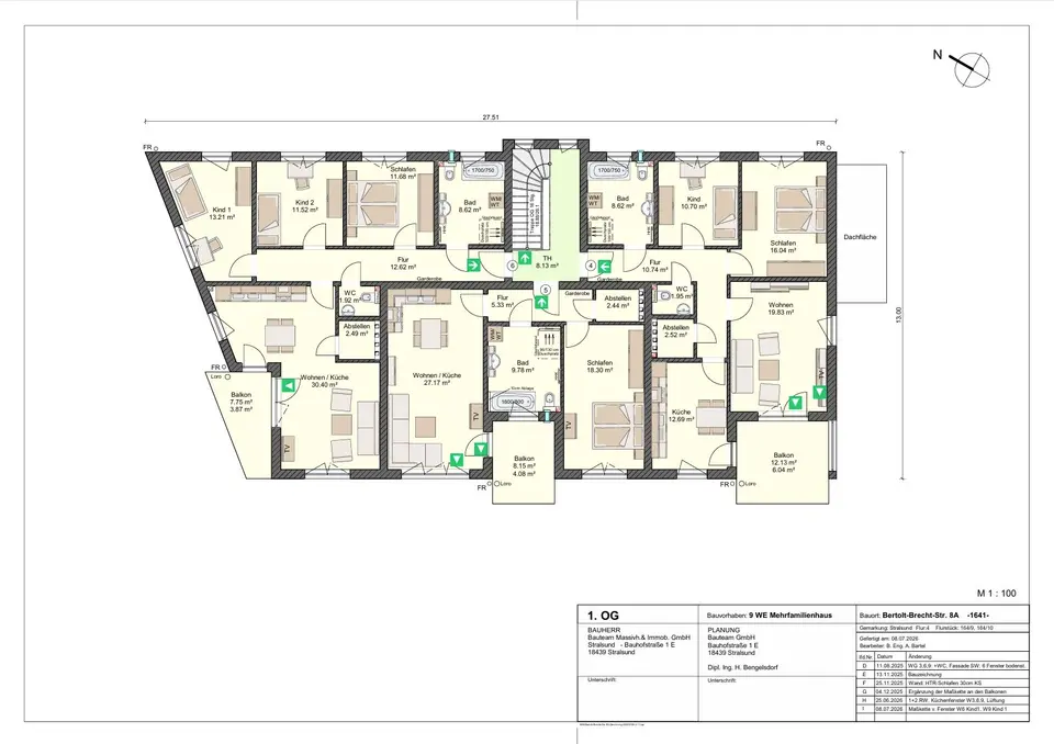 2 Zimmer Wohnung mit 68 m² in Stralsund – Bild 9