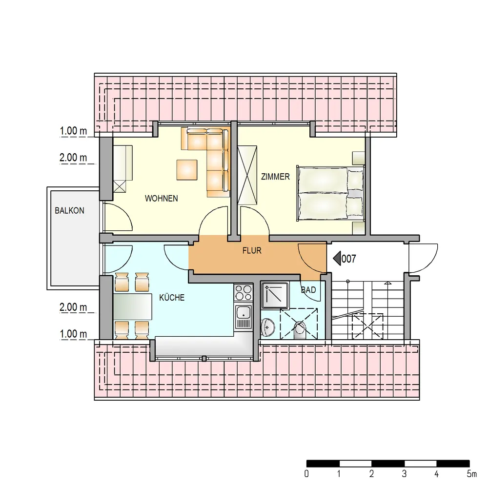 2 Zimmer Wohnung mit 43 m² in Stuttgart – Bild 2