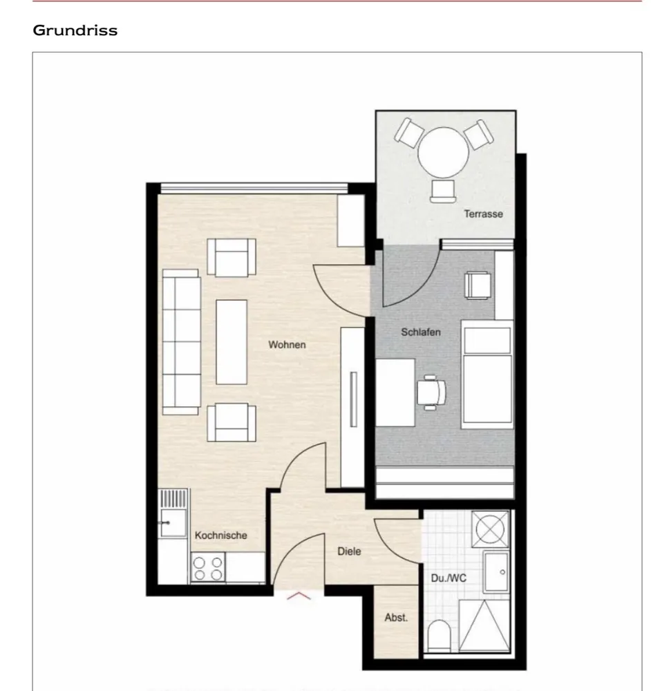 2 Zimmer Wohnung mit 49 m² in Erlangen – Bild 2
