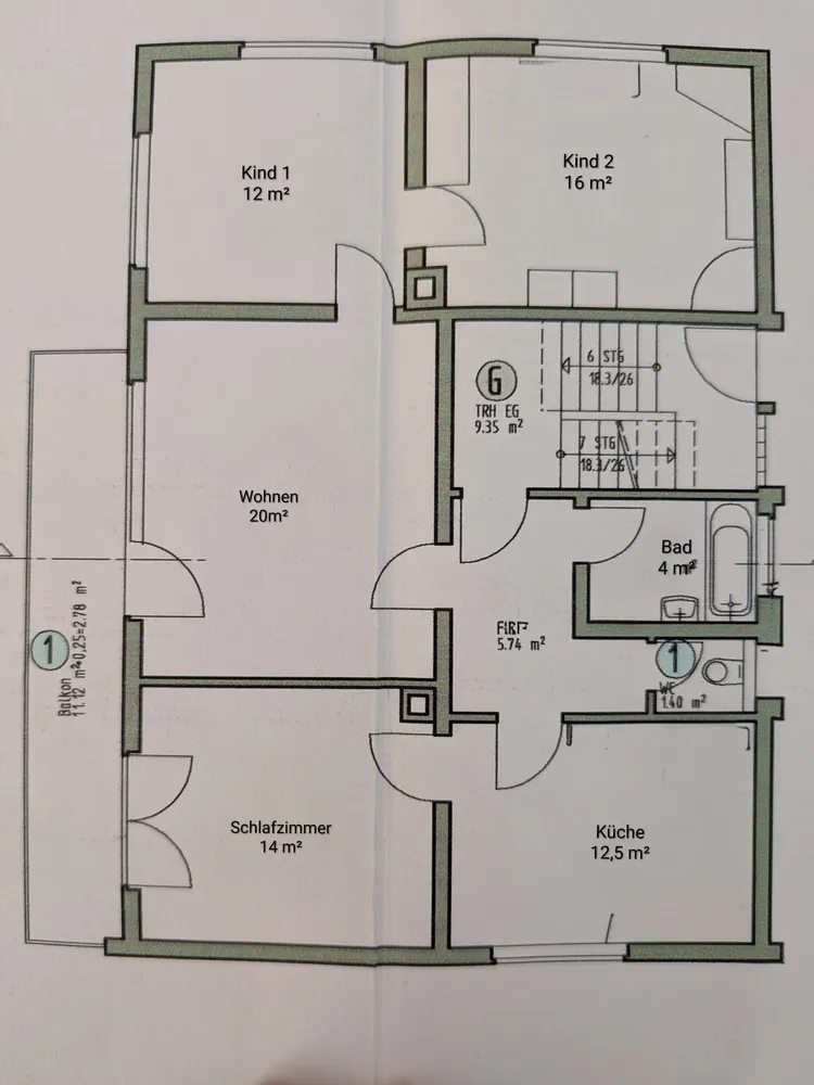 4 Zimmer Wohnung mit 89 m² in Ludwigsburg – Bild 12