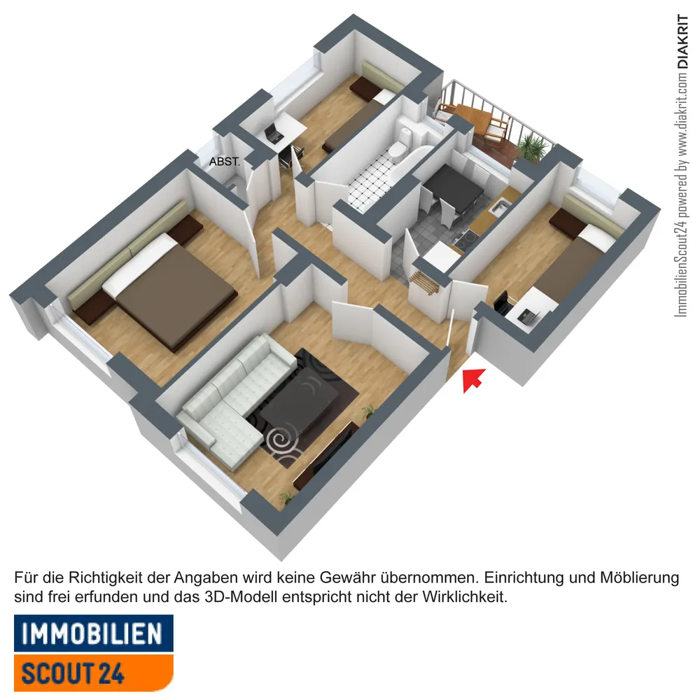 4 Zimmer Wohnung mit 75 m² in Mönchengladbach – Bild 9