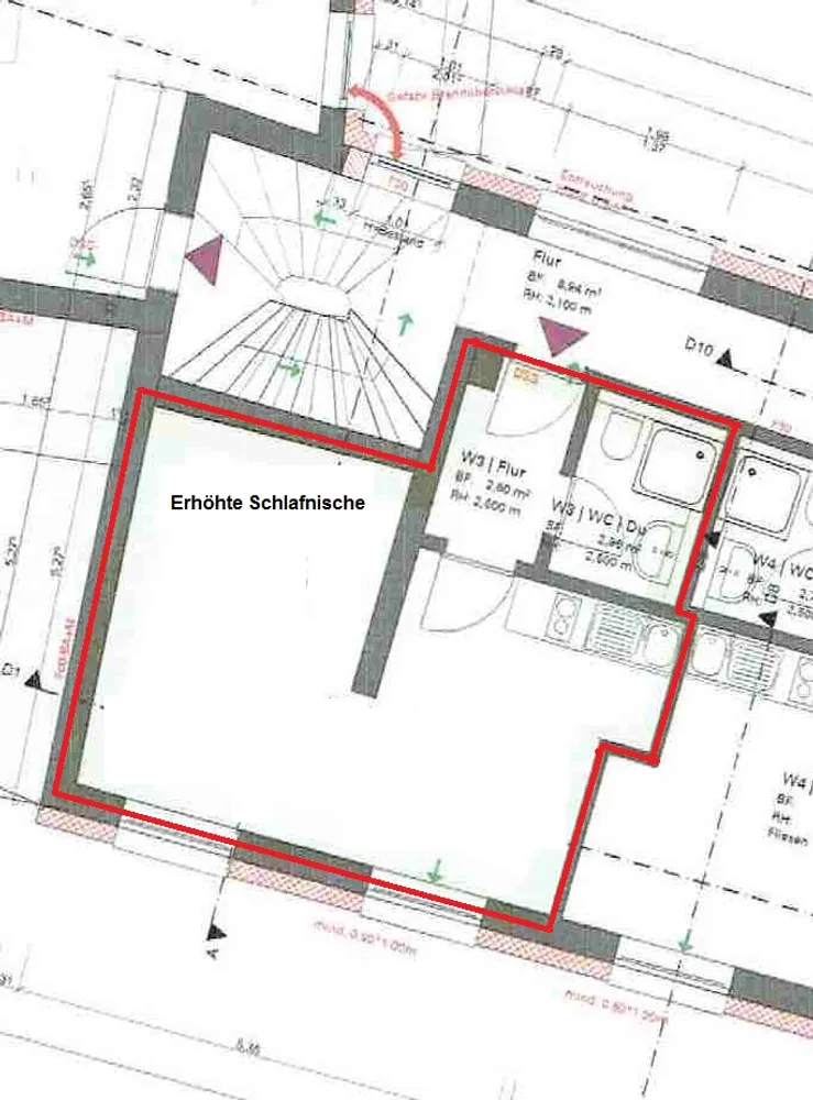1 Zimmer Wohnung mit 25 m² in Würzburg – Bild 2