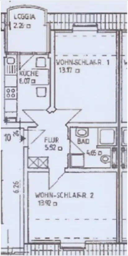 2 Zimmer Wohnung mit 48 m² in Oldenburg – Bild 8