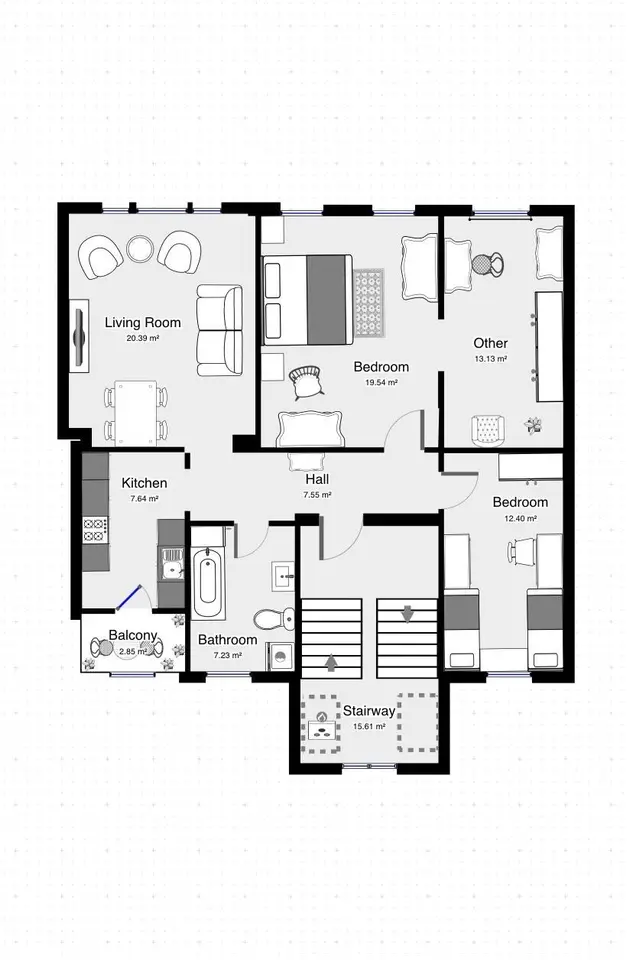 4 Zimmer Wohnung mit 97 m² in Plauen – Bild 7
