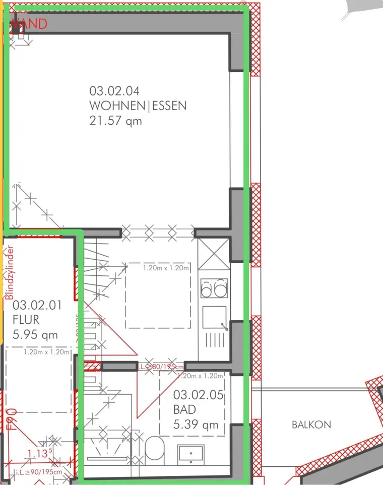 Studio mit 28 m² in Bielefeld – Bild 4