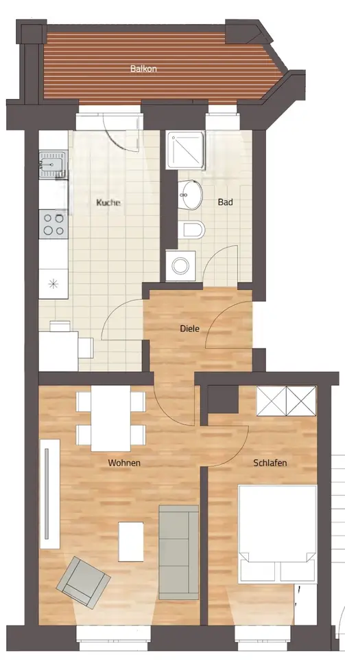 2 Zimmer Wohnung mit 55 m² in Leipzig – Bild 6