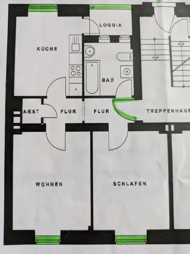 3 Zimmer Wohnung mit 58 m² in Essen – Bild 3