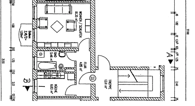 2 Zimmer Wohnung mit 37 m² in Magdeburg – Bild 11