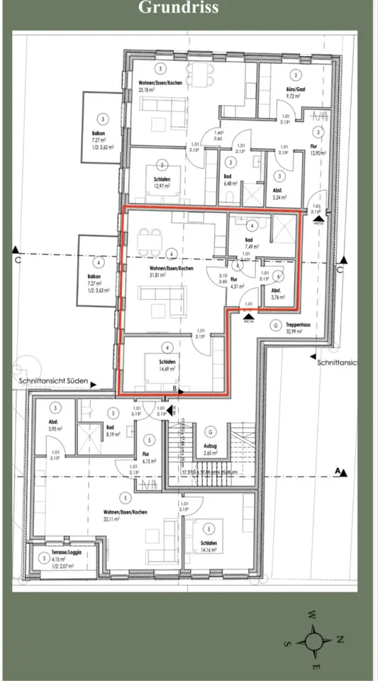 2 Zimmer Wohnung mit 66 m² in Vechta – Bild 5