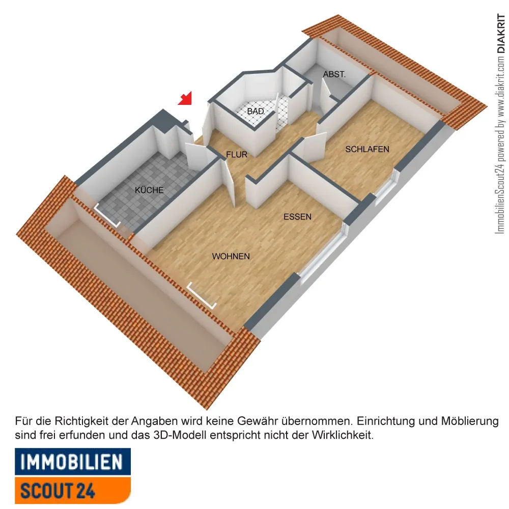 2 Zimmer Wohnung mit 57 m² in Pforzheim – Bild 4