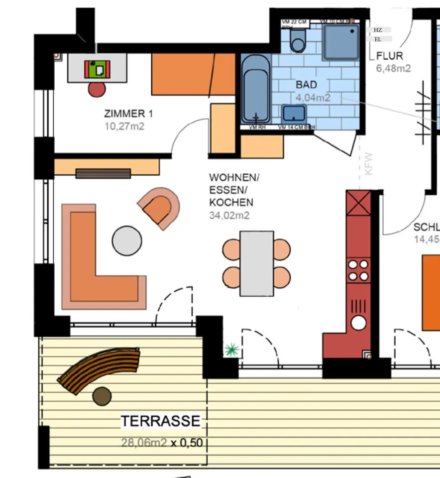 2 Zimmer Wohnung mit 65 m² in Crailsheim – Bild 4