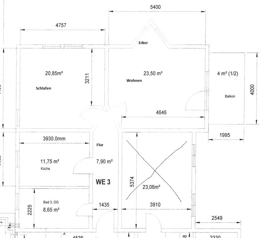 2 Zimmer Wohnung mit 80 m² in Wernigerode – Bild 5