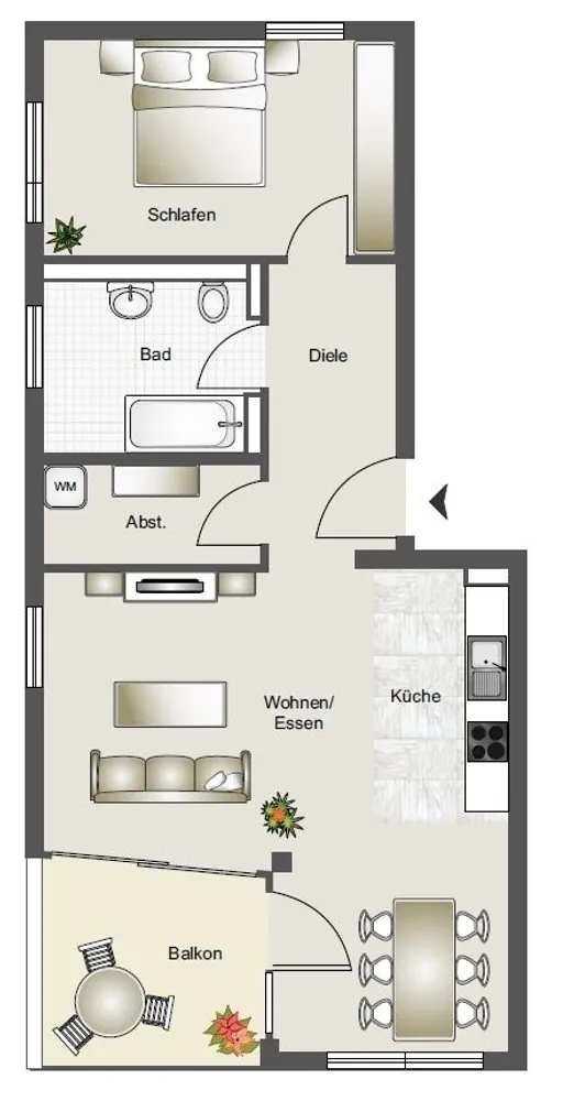 3 Zimmer Wohnung mit 75 m² in Friedrichshafen – Bild 7