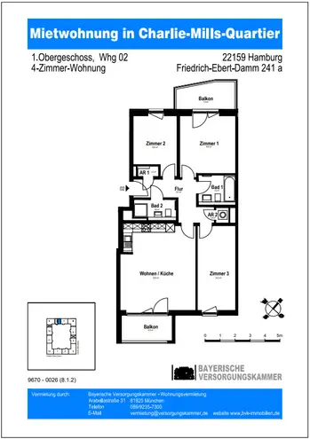 4 Zimmer Wohnung mit 96 m² in Hamburg – Bild 12