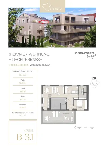 3 Zimmer Wohnung mit 95 m² in Regensburg – Bild 10