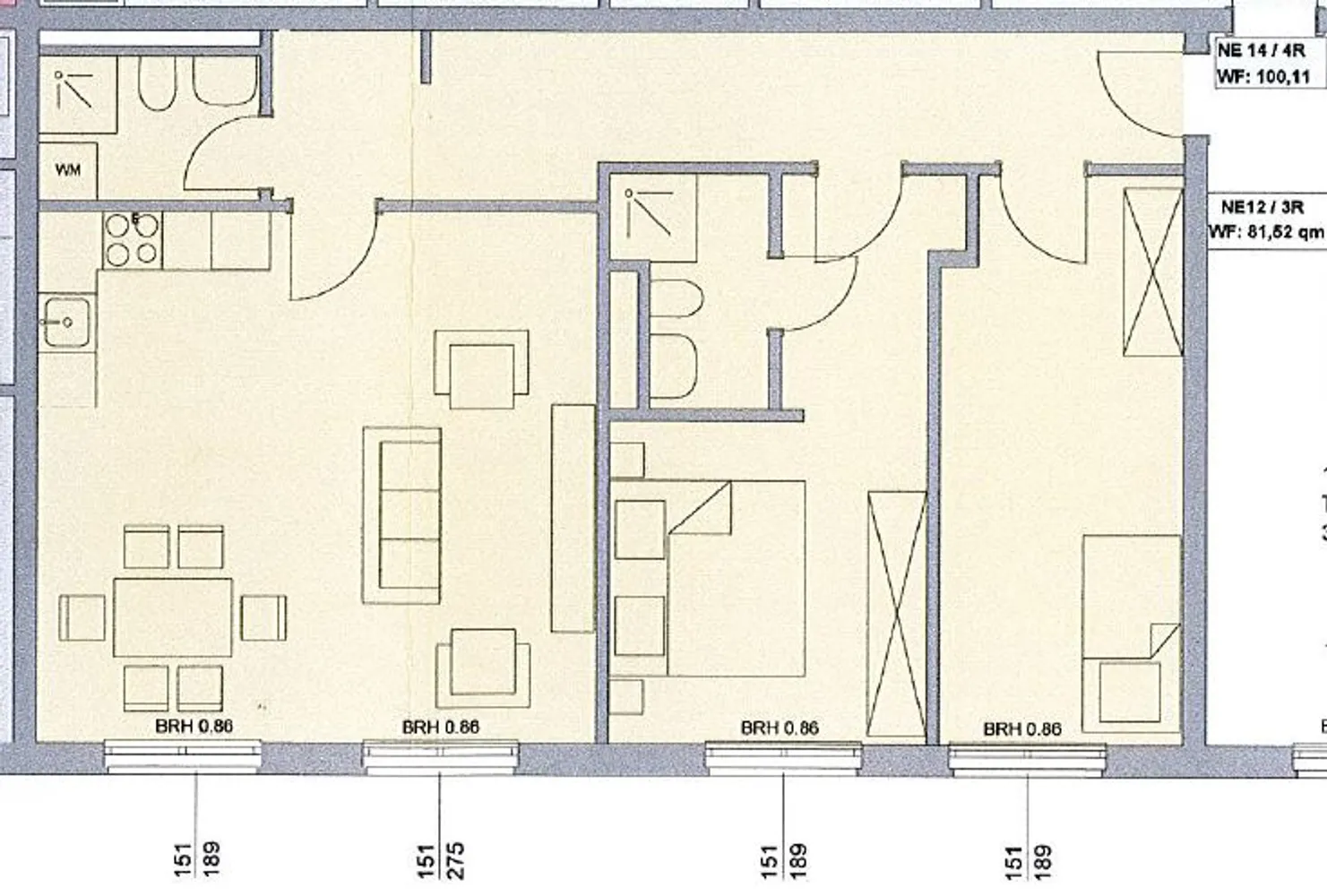 3 Zimmer Wohnung mit 72 m² in Freiberg – Bild 3