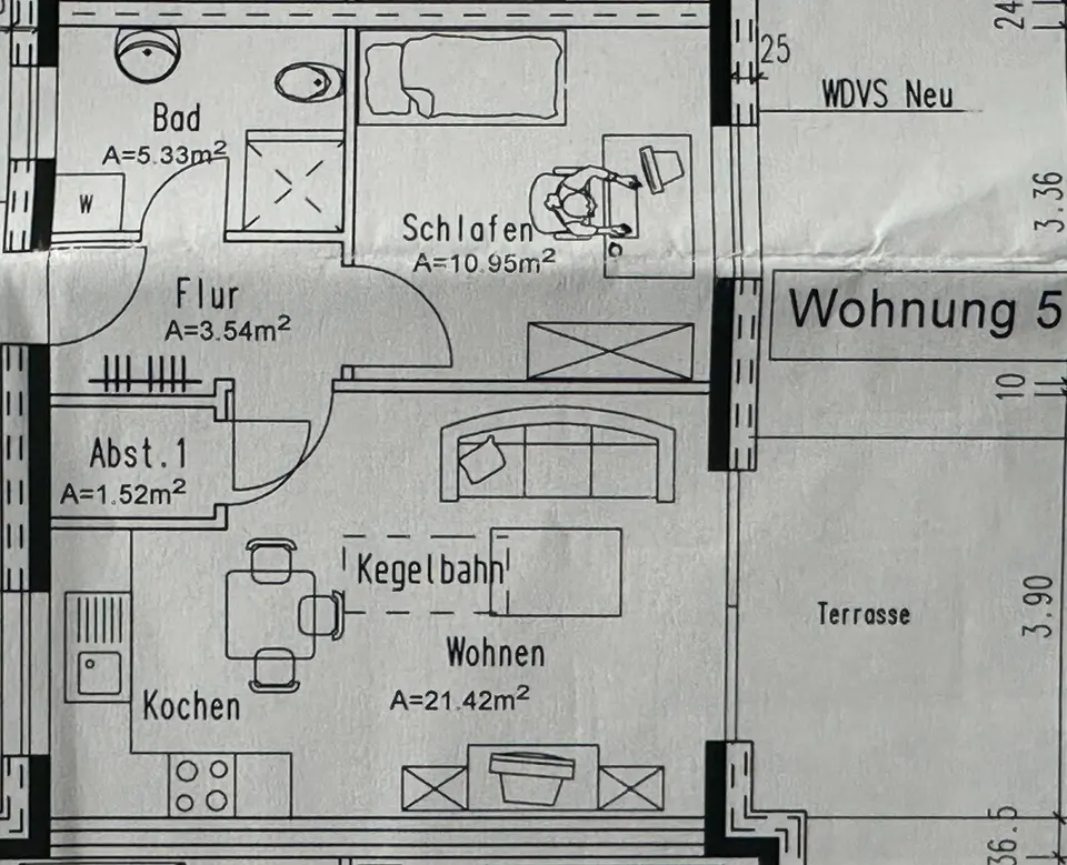 2 Zimmer Wohnung mit 48 m² in Nordhorn – Bild 4