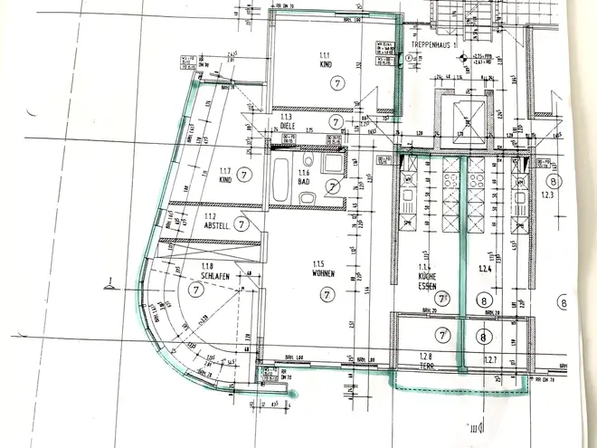 4 Zimmer Wohnung mit 107 m² in Darmstadt – Bild 1