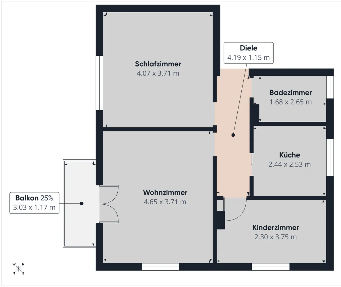 3 Zimmer Wohnung mit 57 m² in Sindelfingen – Bild 10